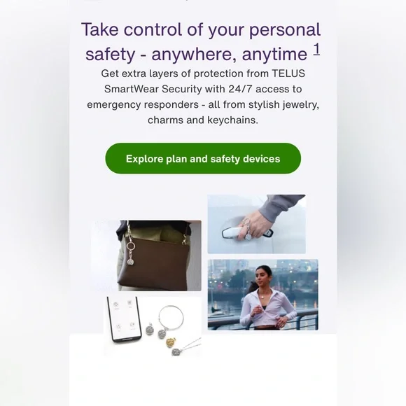 NIB Telus Invisaware Safety Keychain - Picture 9 of 12